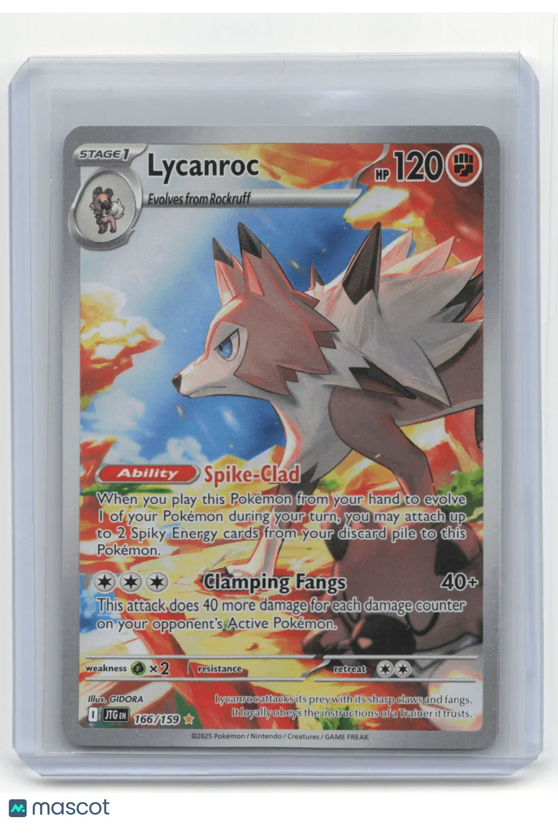 2025 Pokemon TCG Lycanroc Journey Together #166/159 - Papa Joey's Collectibles