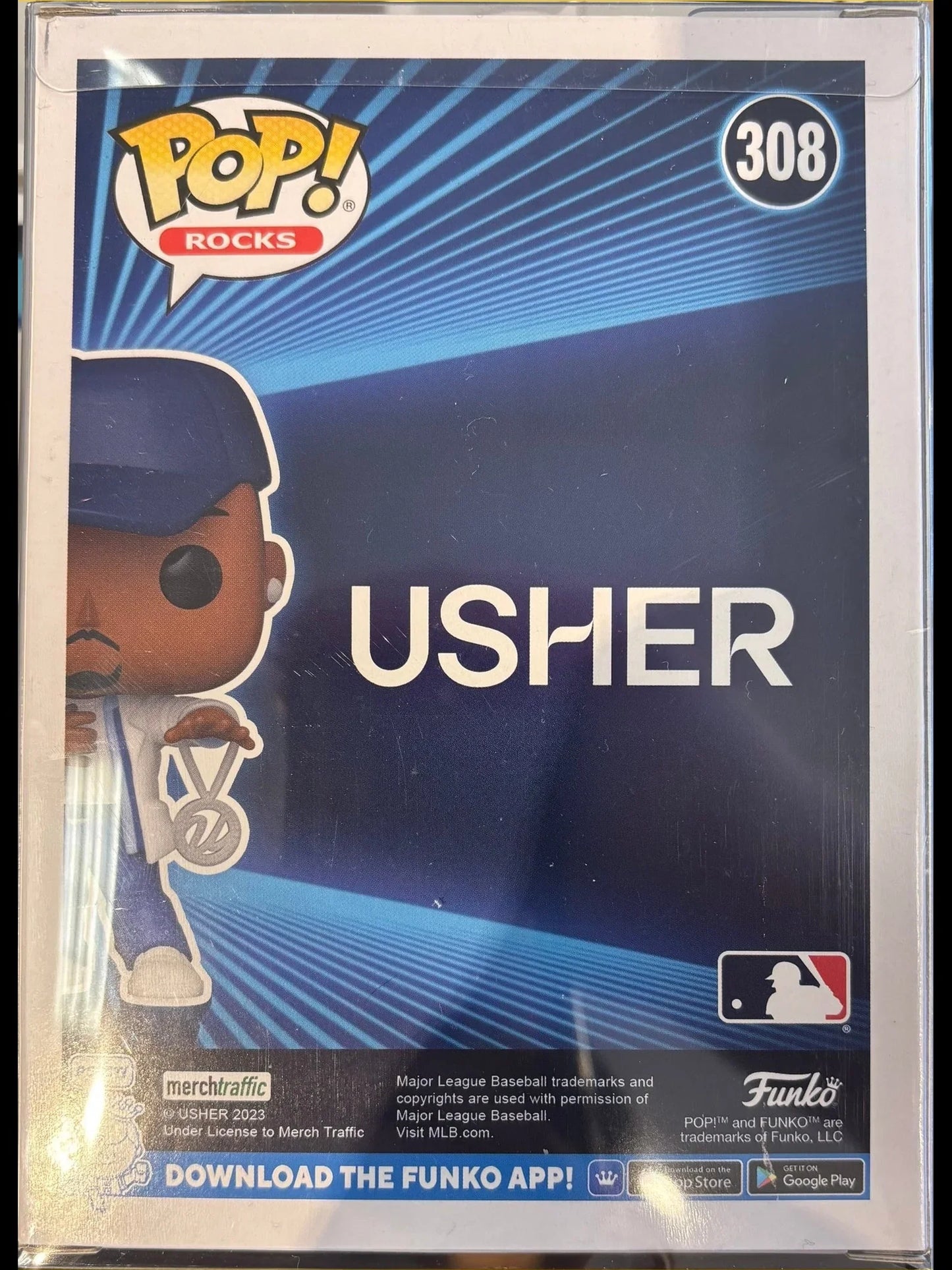2023 Funko Usher #308 Autographed W/ COA - Papa Joey's Collectibles