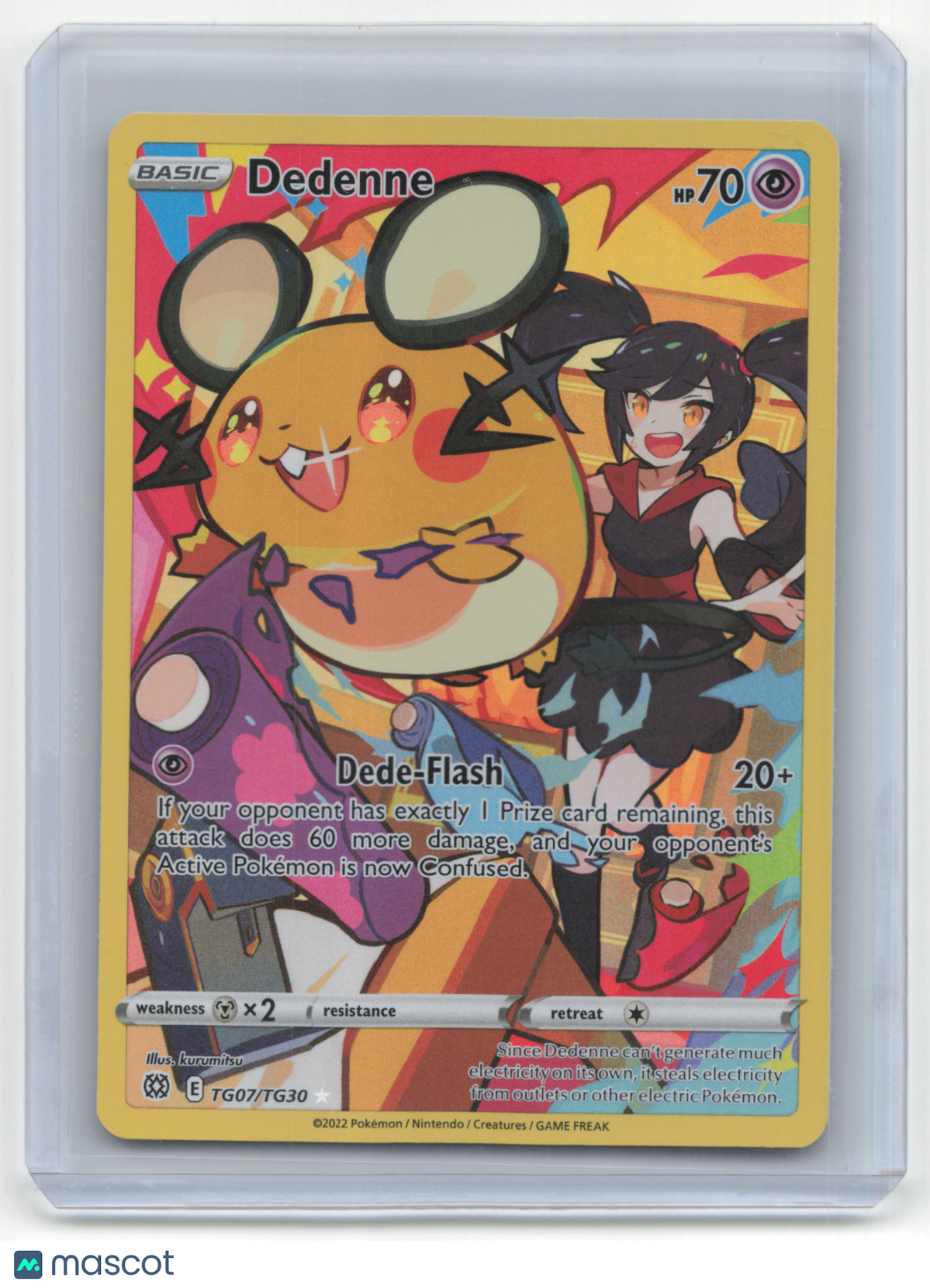 2022 Pokemon TCG Dedenne Brilliant Stars #TG07/TG30