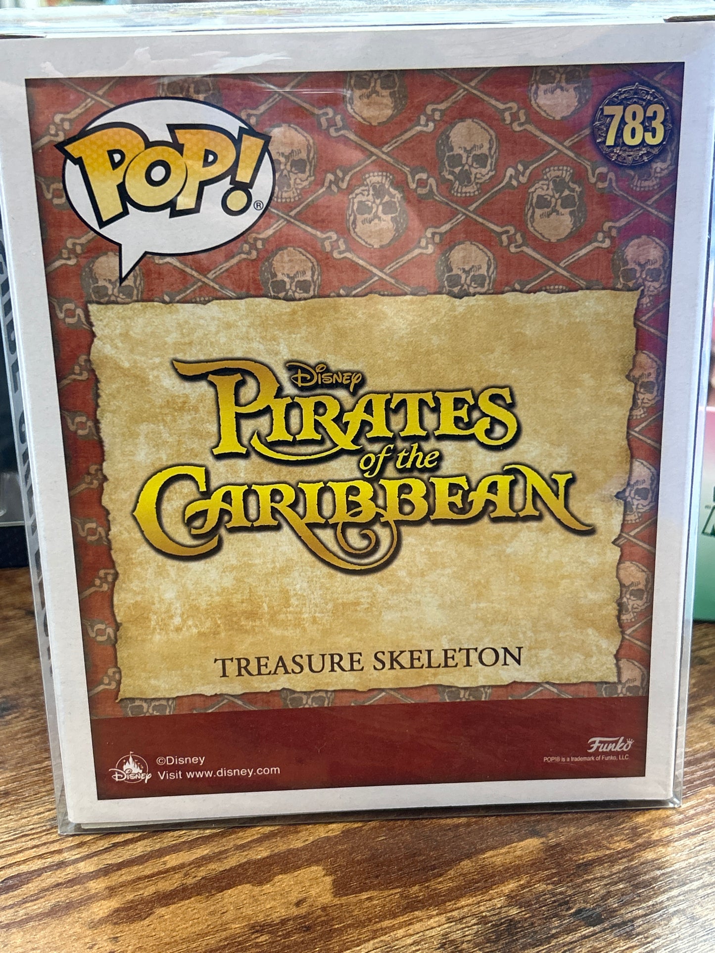 Funko Pirates o. Caribbean: Treasure Skeleton #783 (VG, 4K) ECCC Exclusive, GITD - Papa Joey's Collectibles