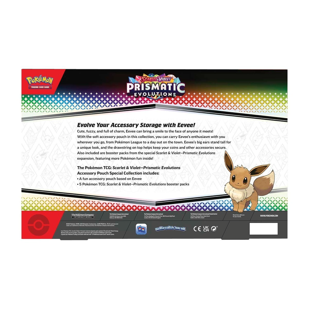 Pokémon TCG: Scarlet & Violet—Prismatic Evolutions Accessory Pouch Special Collection