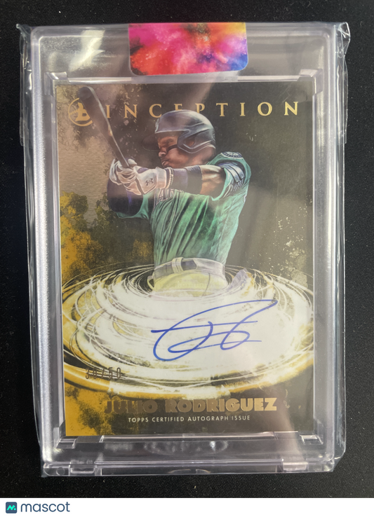 2021 Topps Inception Baseball Julio Rodriguez Autograph 30/50