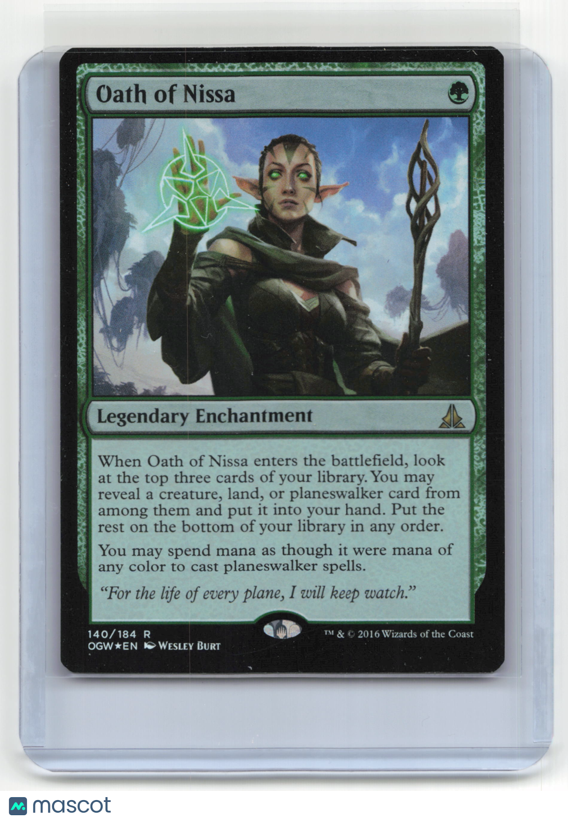 2016 Magic: The Gathering Nissa Oath of the Gatewatch #140/184 Foil