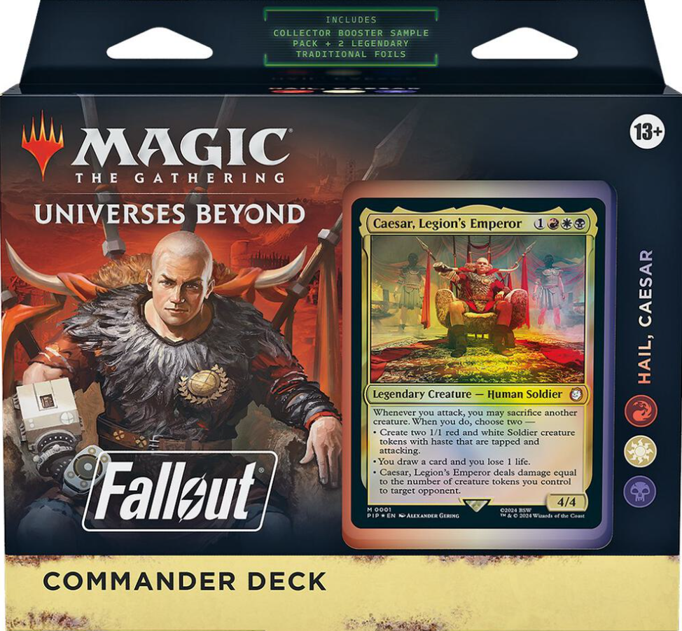2024 Magic TCG Universes Beyond Fallout - Hail, Caeser Commander Deck