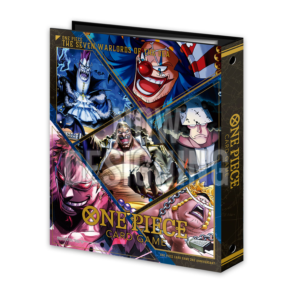 One Piece Premium Bandai Seven Warlords of the Sea Binder Set +12 Bonus Cards!