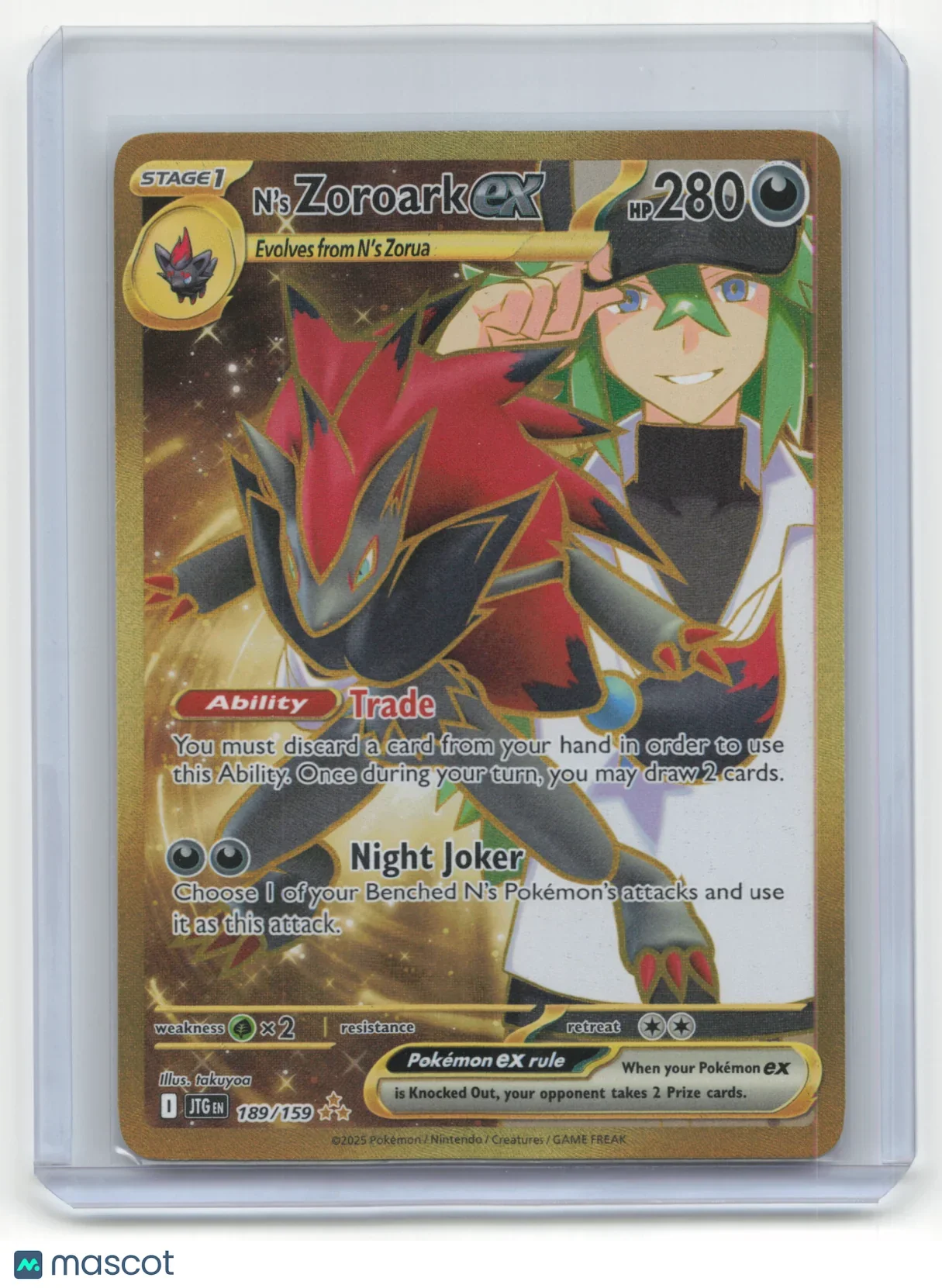 2025 Pokemon Zoroark Journey Together #189/159 - Papa Joey's Collectibles