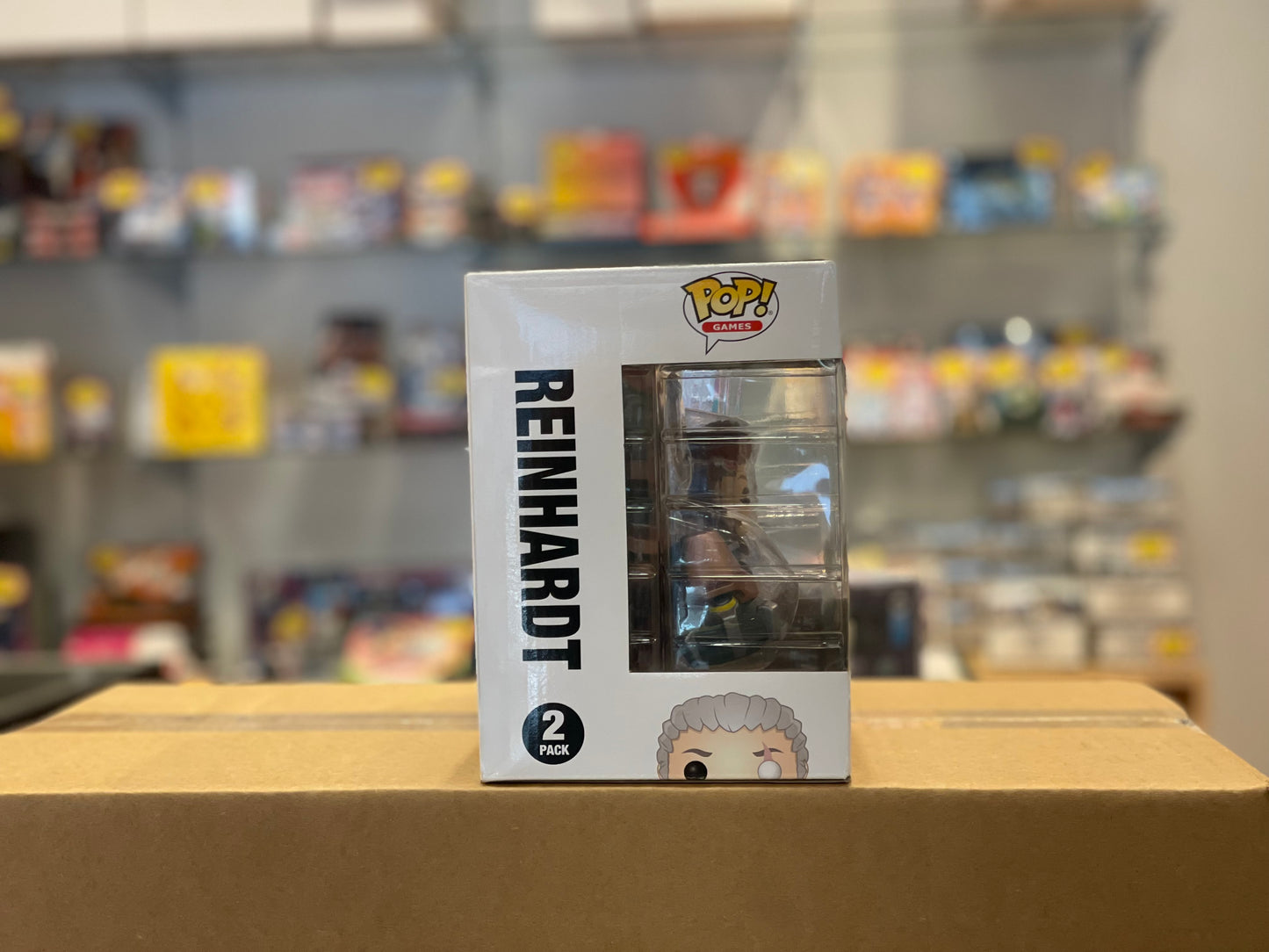 Funko Overwatch Reinhardt and Brigitte (Good) Blizzard Exclusive