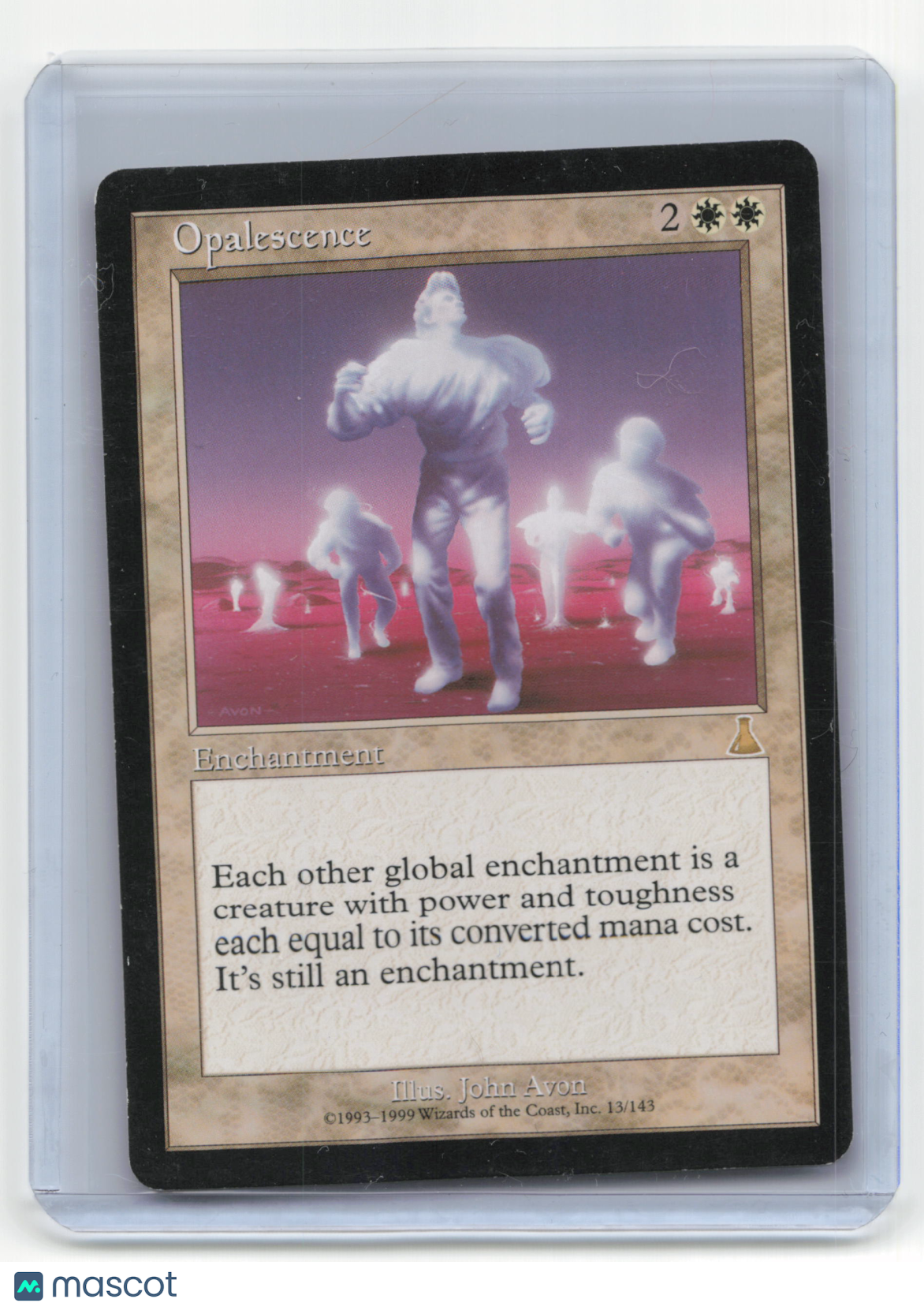 1999 Magic: The Gathering Opalescence Urza's Destiny #13/143 Mod Played