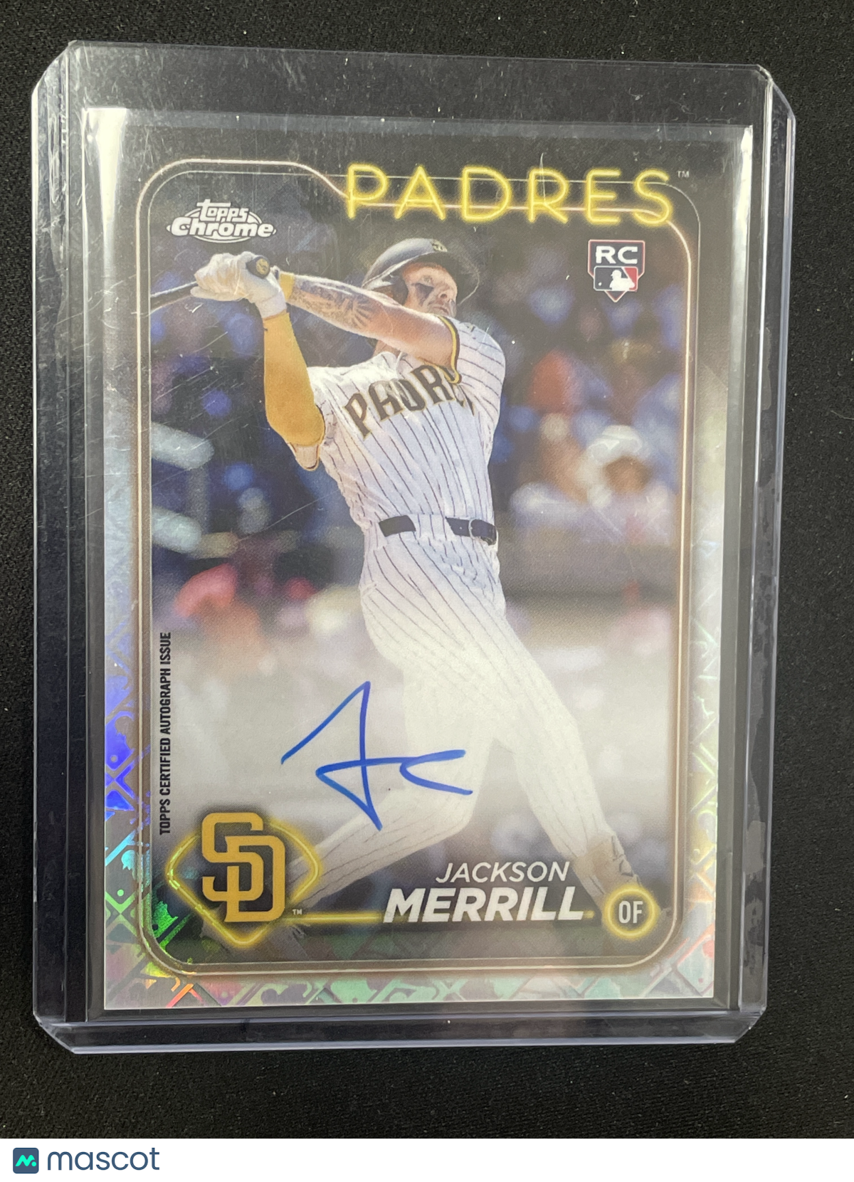 2023 Topps Chrome Logofractor Baseball Jackson Merrill Autograph RC