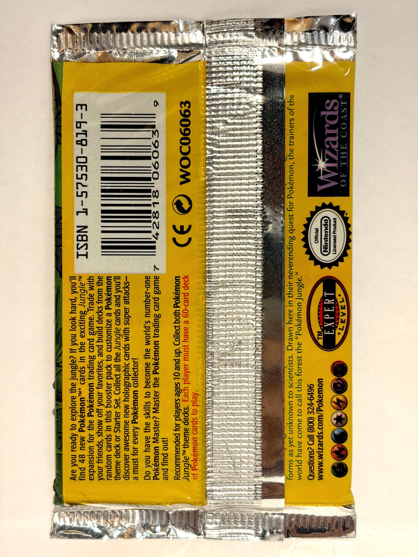 1999 Pokemon Jungle (Flareon) Booster Pack