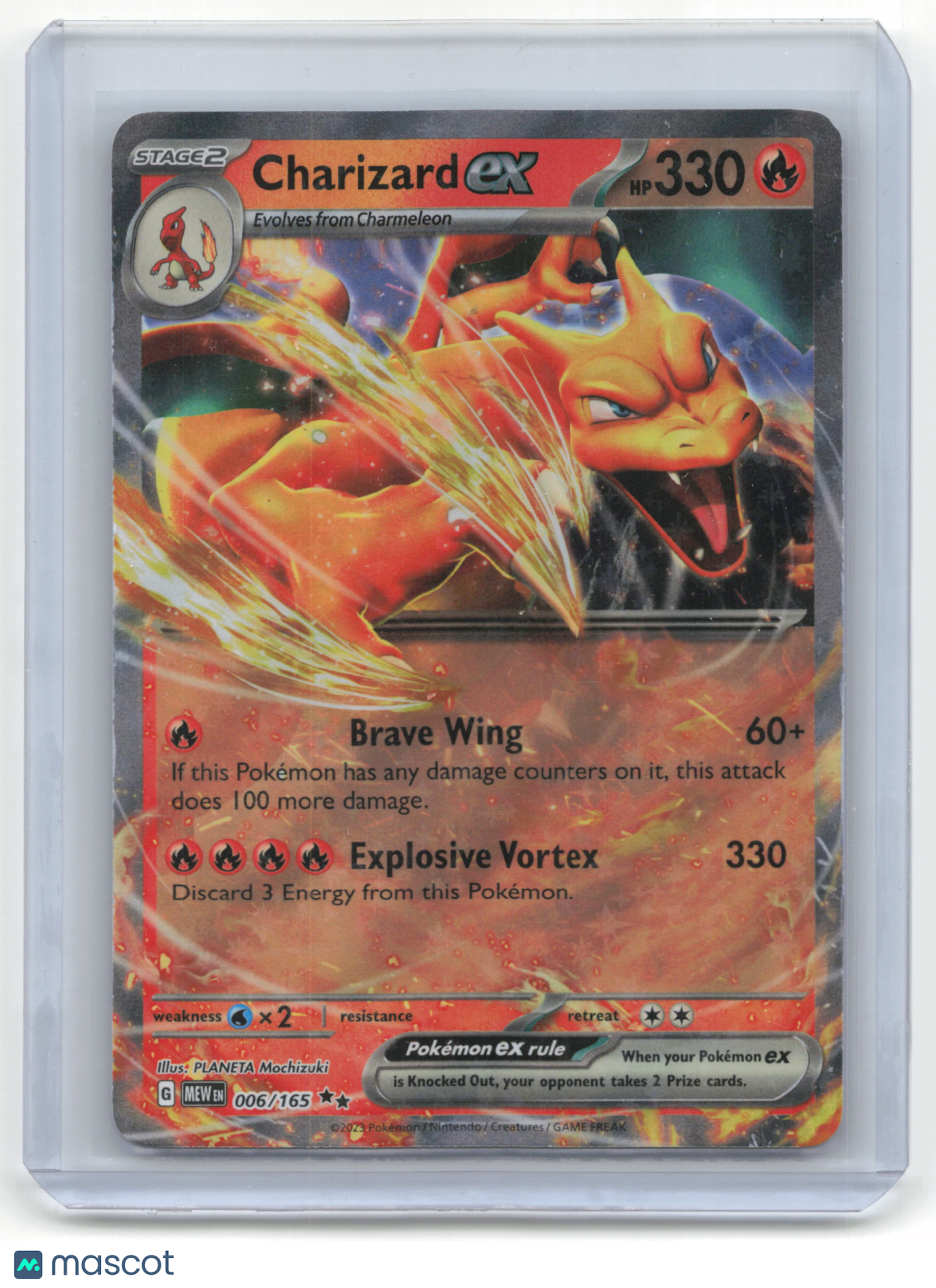 2023 Pokemon Charizard ex 151 #006/165