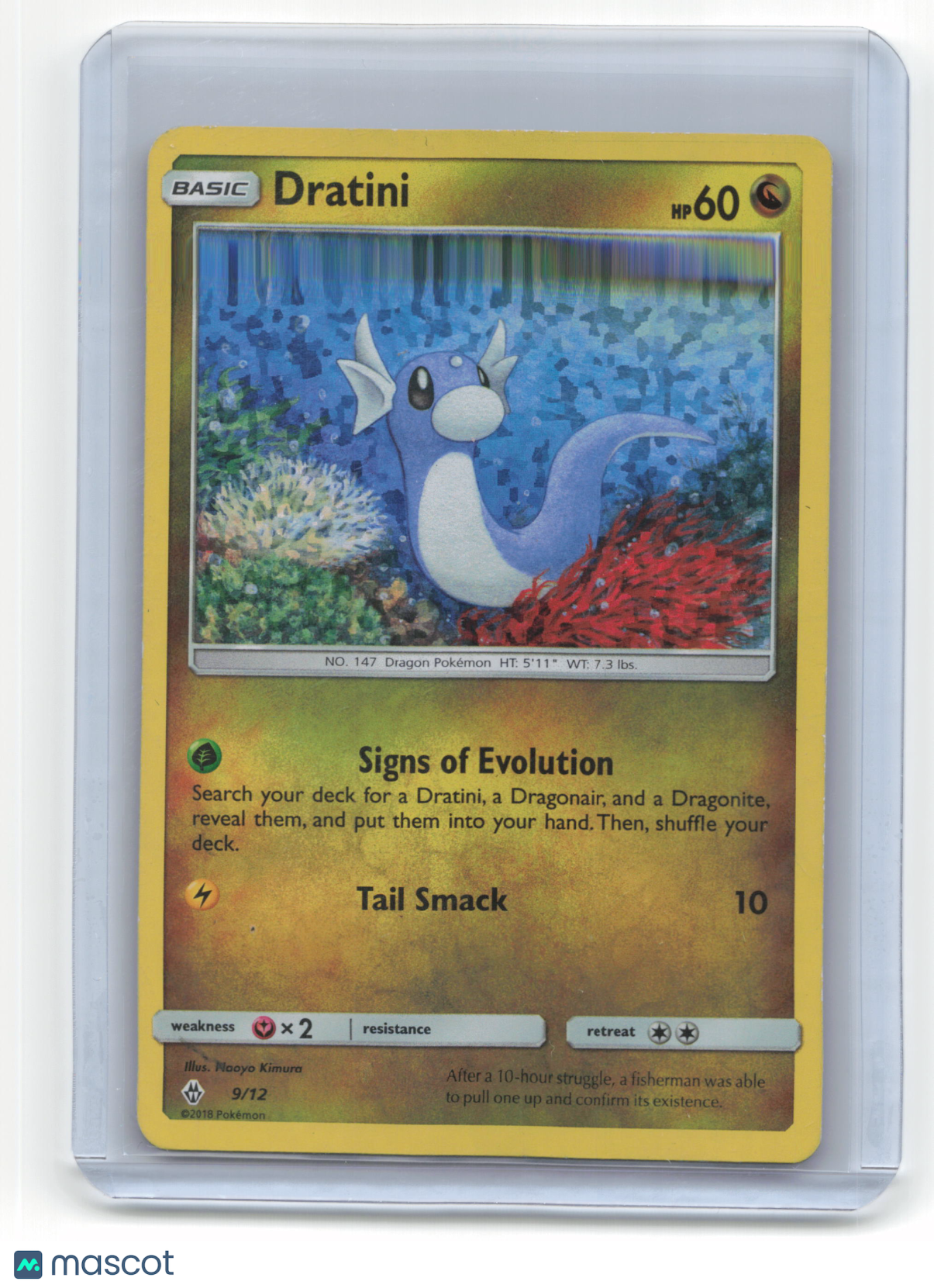 2018 Pokemon TCG Dratini McDonalds #9/12 Holo