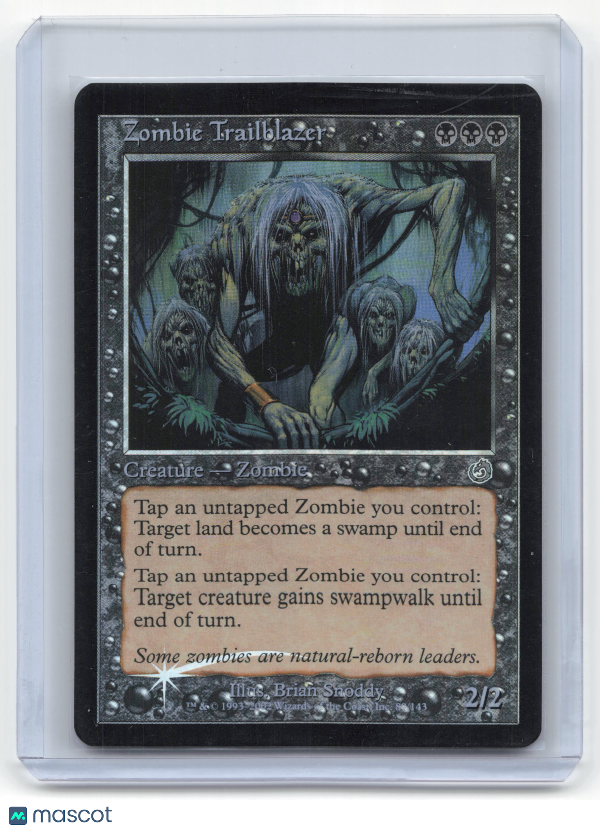 2002 Magic: The Gathering Zombie Trailblazer Torment Uncommon Foil #89 NM