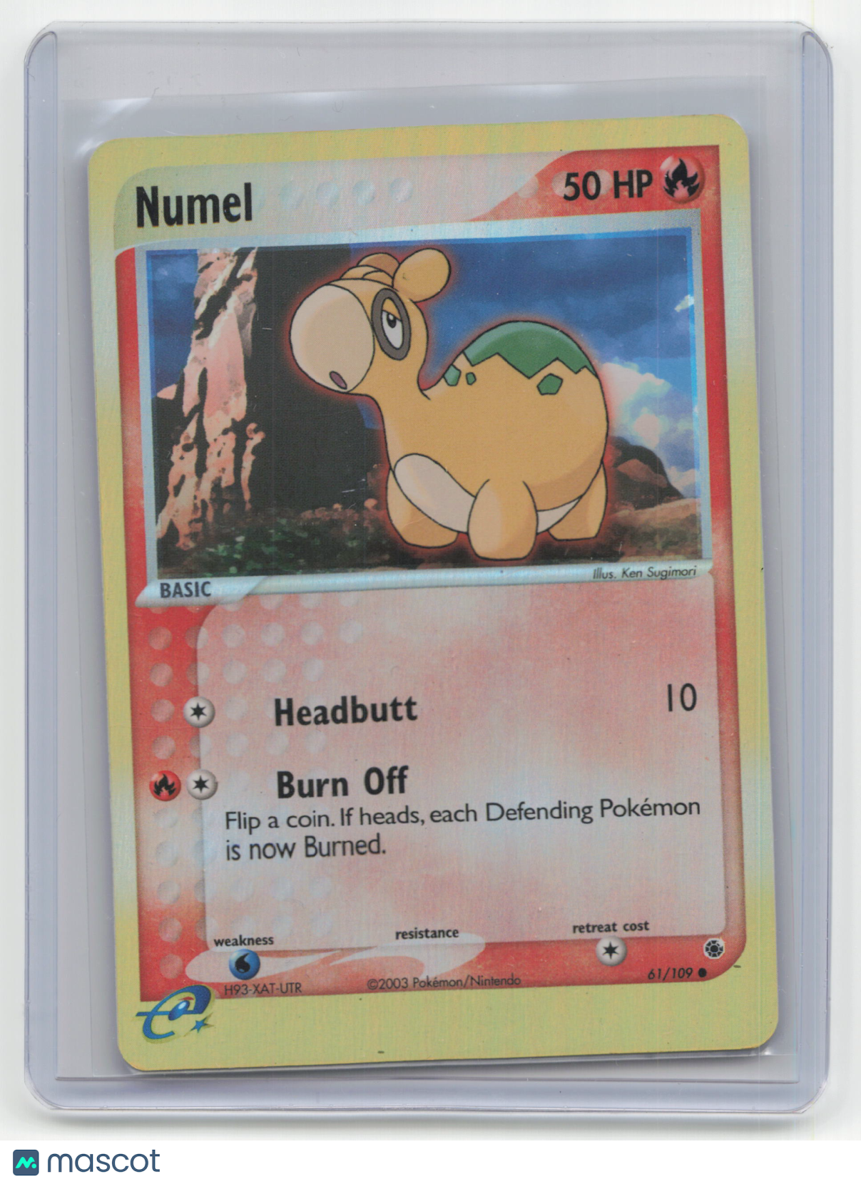 2003 Pokemon Numel Ruby and Sapphire #61/109 Near Mint