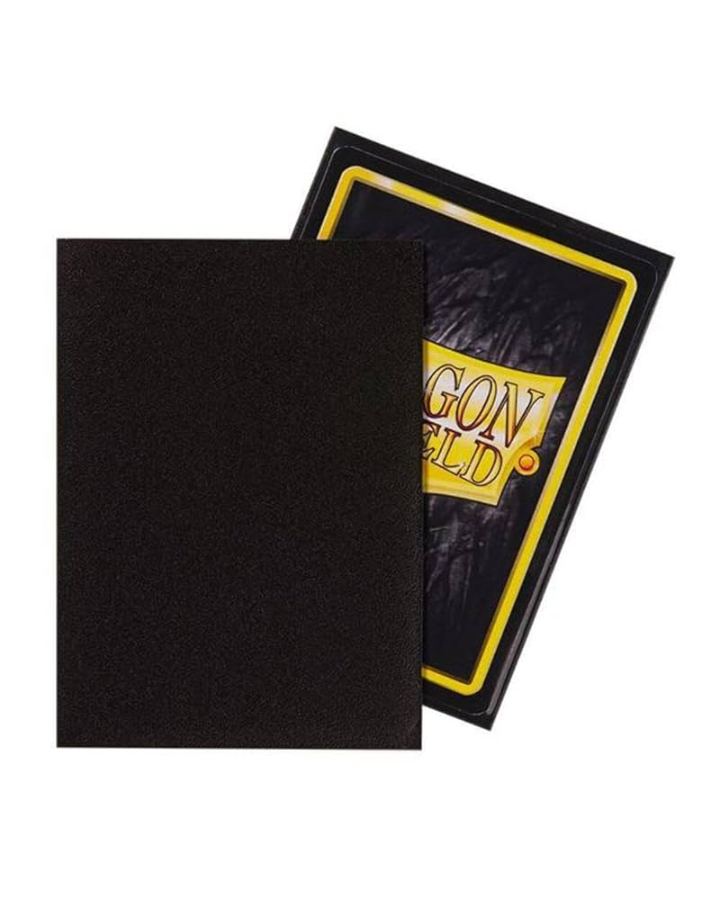 Dragon Shield Standard 20 Pt. Black Matte Card Sleeves 100 Ct