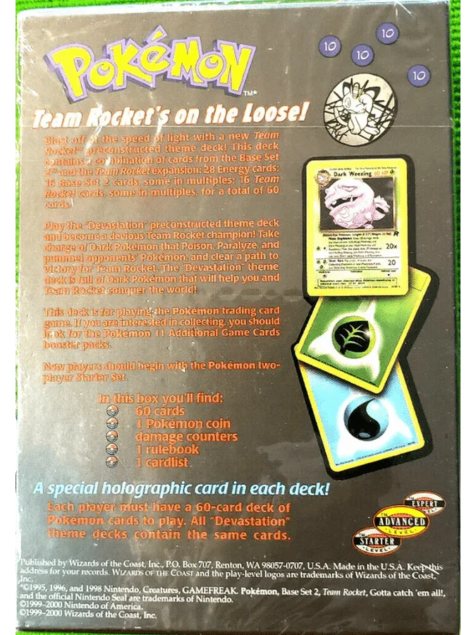 2000 Pokemon Devastation Theme Deck - Papa Joey's Collectibles