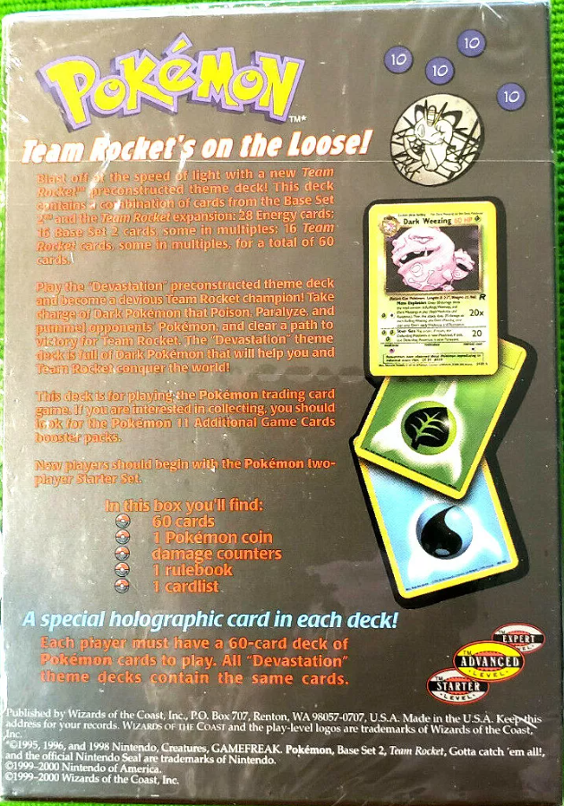 2000 Pokemon Devastation Theme Deck - Papa Joey's Collectibles