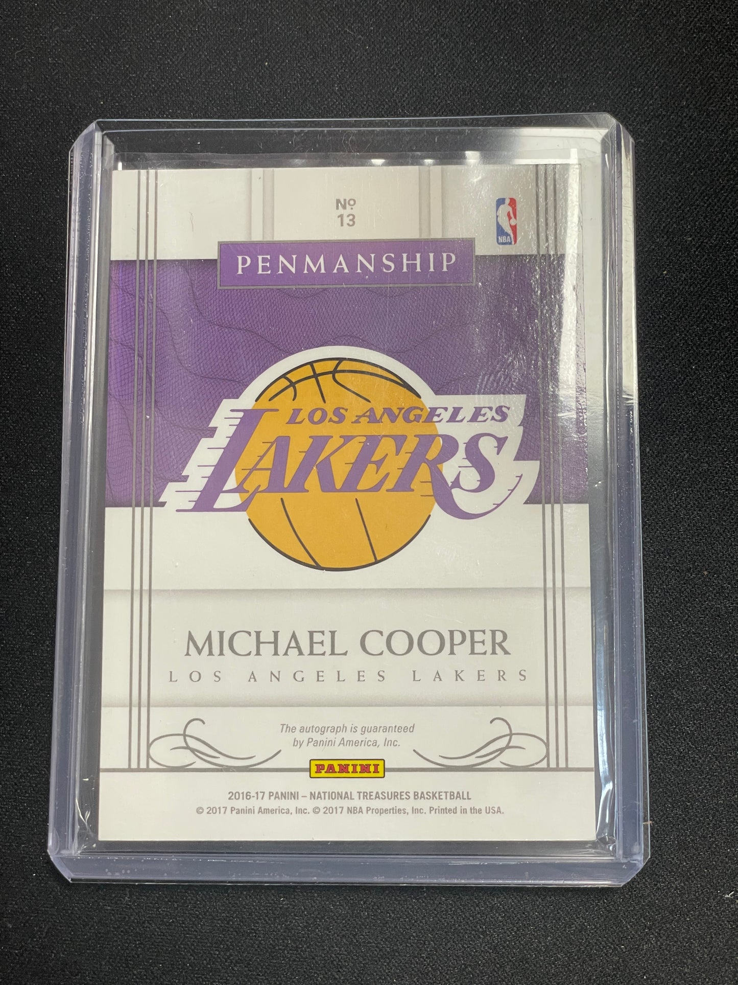201617 Panini Basketball Michael Cooper Autograph /99