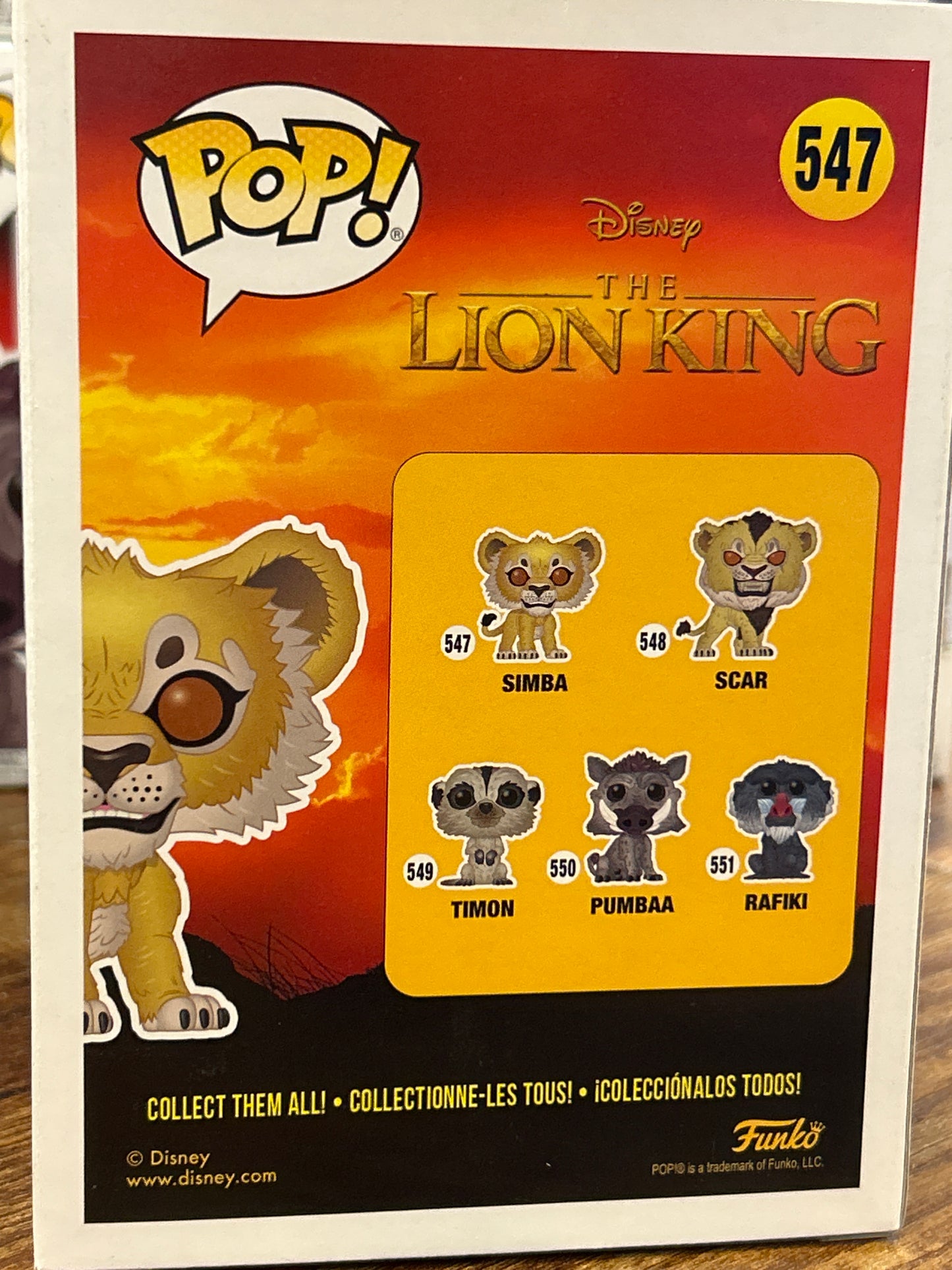 FunkoThe Lion King Simba # Very Good