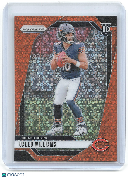 2024 Panini Prizm Football Caleb Williams RC Orange Disco #301