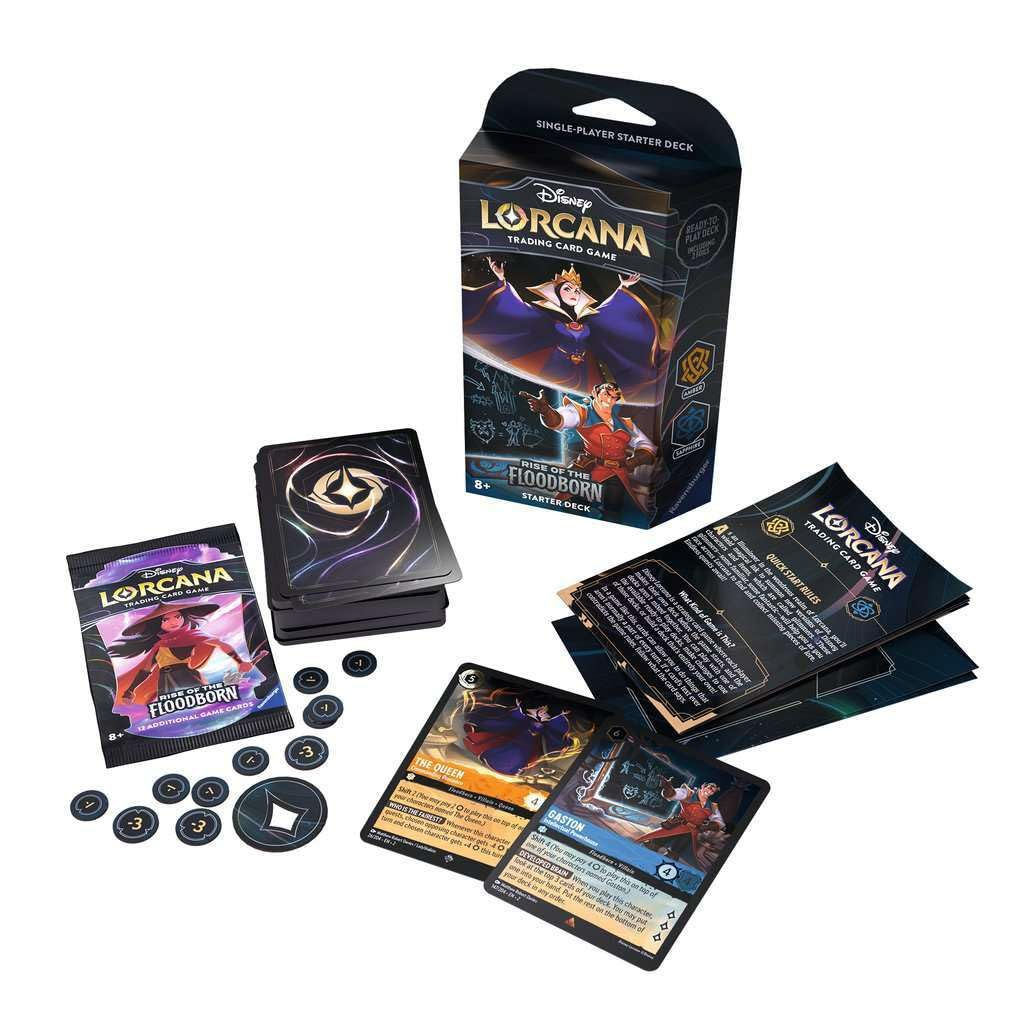 Lorcana Rise of the Floodborn Starter Deck - Papa Joey's Collectibles