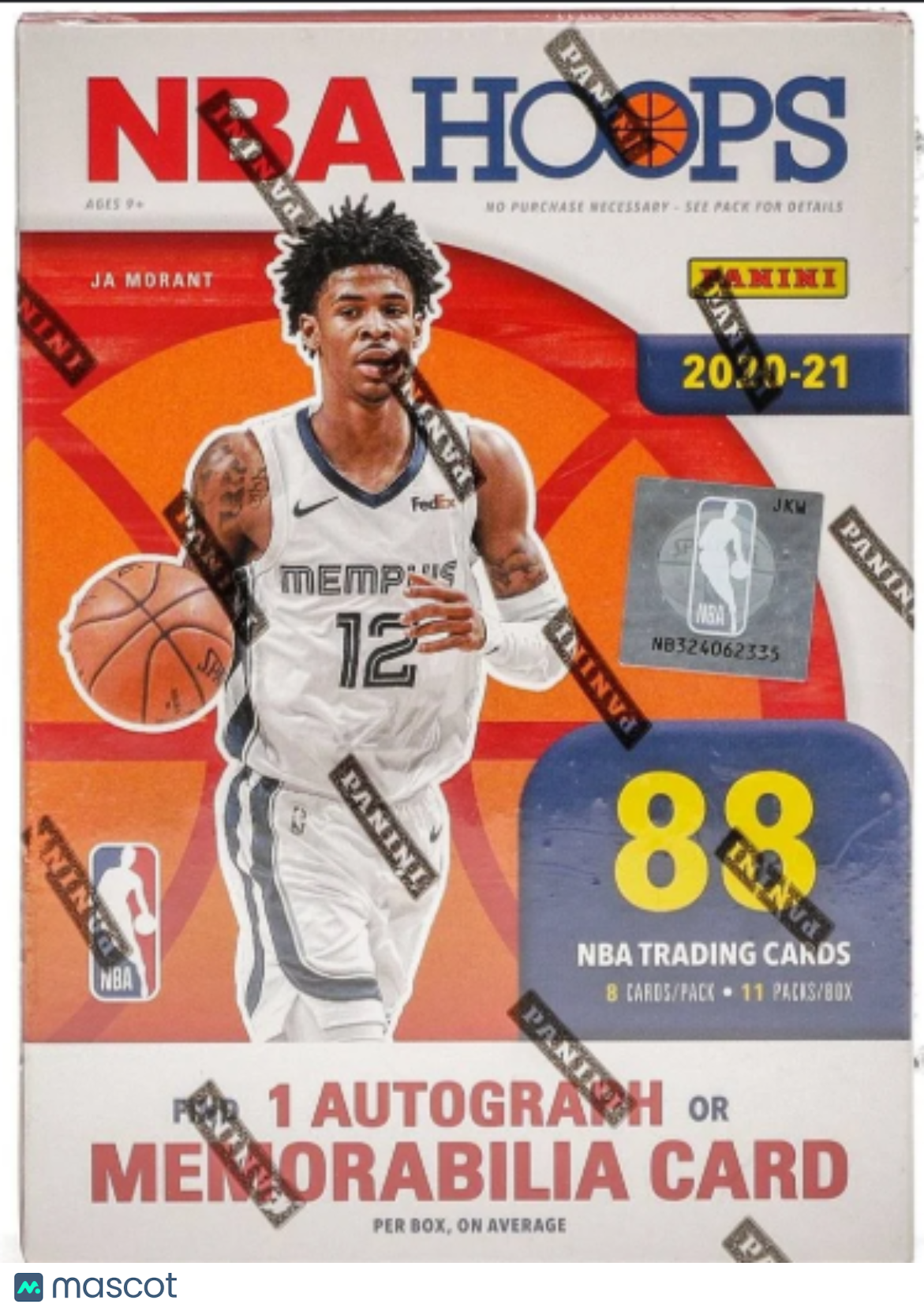 2020-21 Panini NBA Hoops Basketball Blaster Box