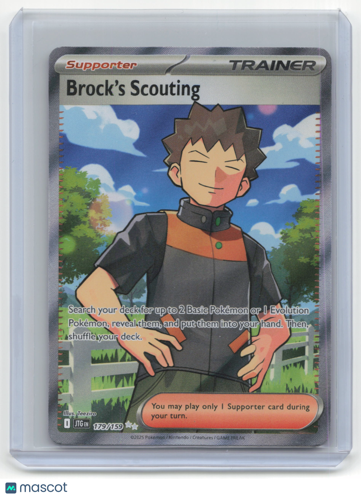 2025 Pokemon TCG Brock Journey Together #179/159