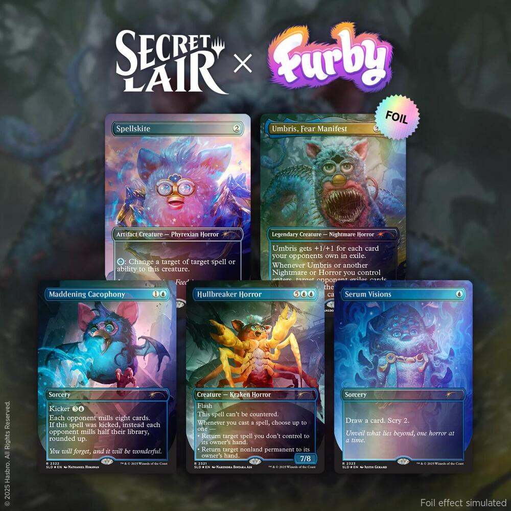 Magic: The Gathering Secret Lair x Furby: The Oddbodies (Rainbow Foil Edition)