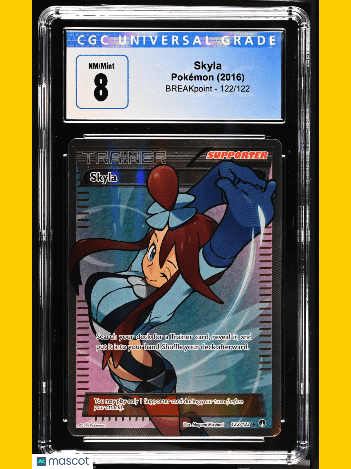 Pokémon Skyla 2016 Pokémon BREAKpoint #122/122 English CGC 8