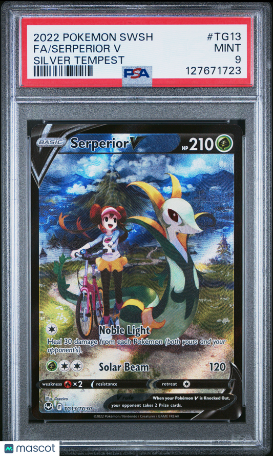 2022 Pokemon Serperior V Silver Tempest: Trainer Gallery #TG13 PSA 9