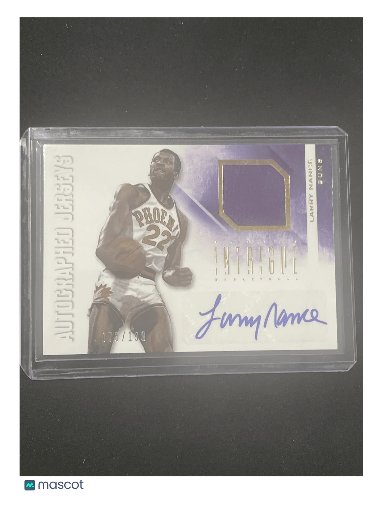 Intrigue Basketball Larry Nance Autograph Relic /199 #27 - Papa Joey's Collectibles