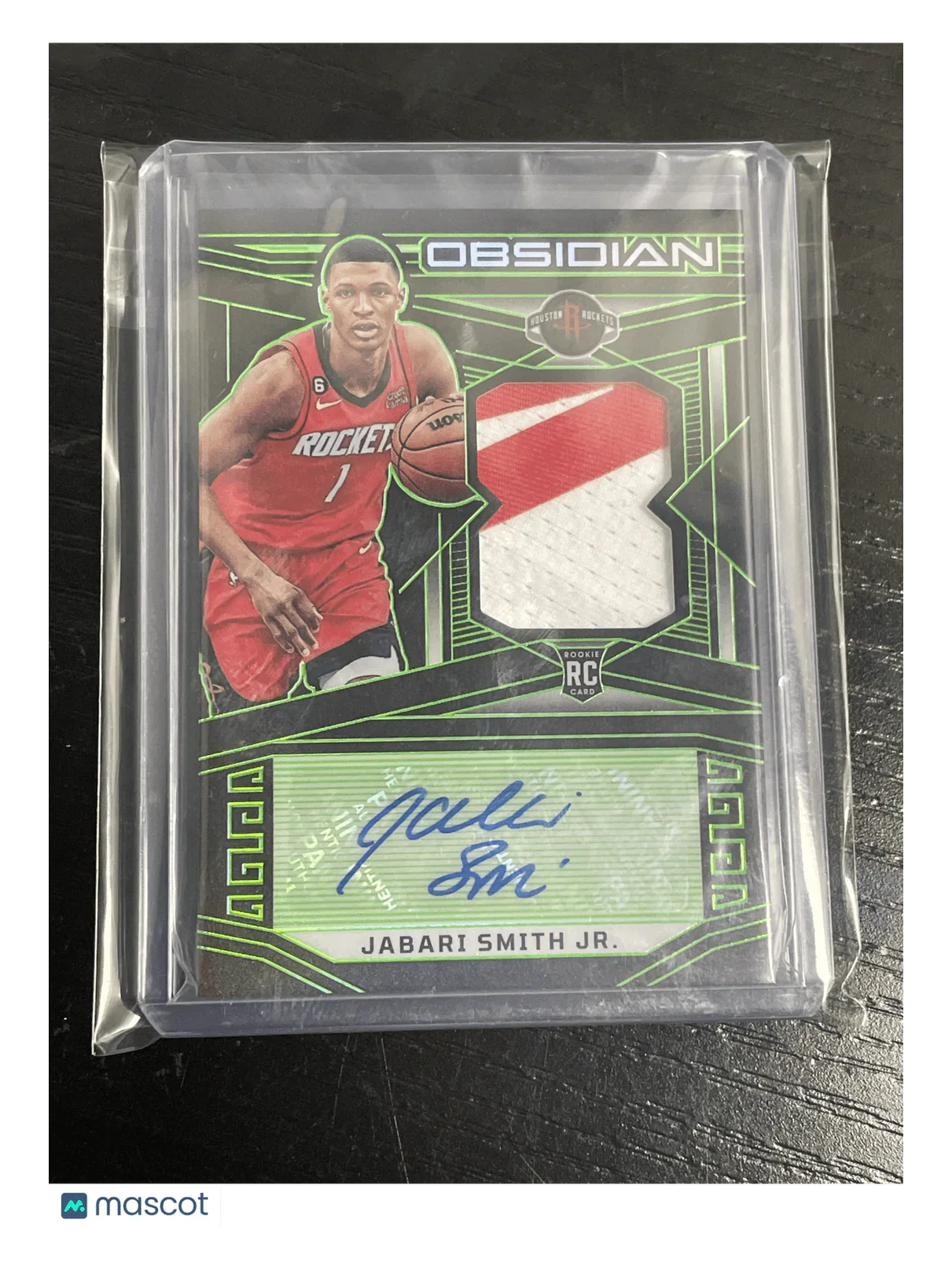 Obsidian Basketball Jabari Smith Jr Autograph Relic /25 #237 - Papa Joey's Collectibles