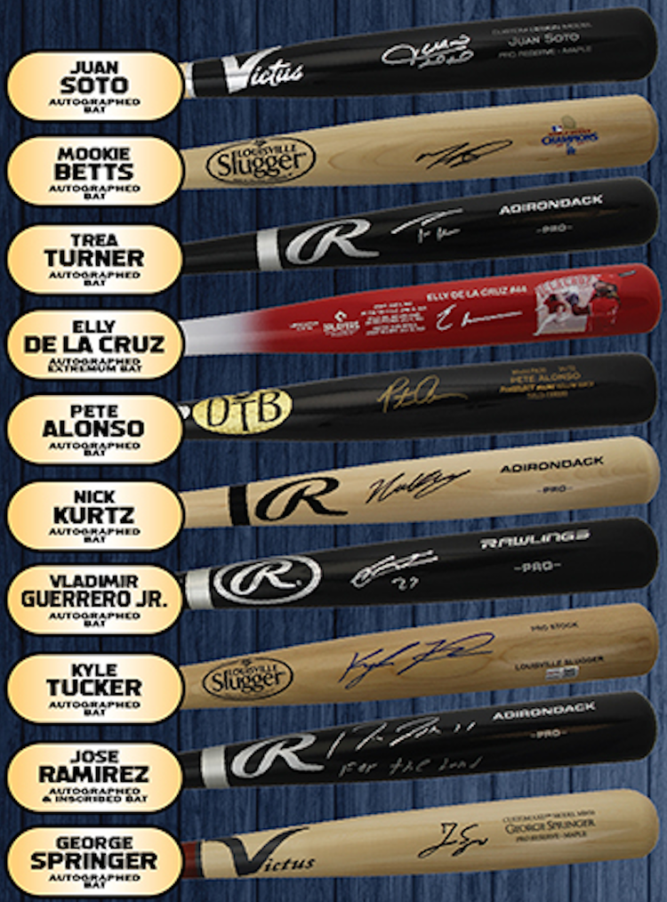 2026 TRISTAR Hidden Treasures Autographed Bats