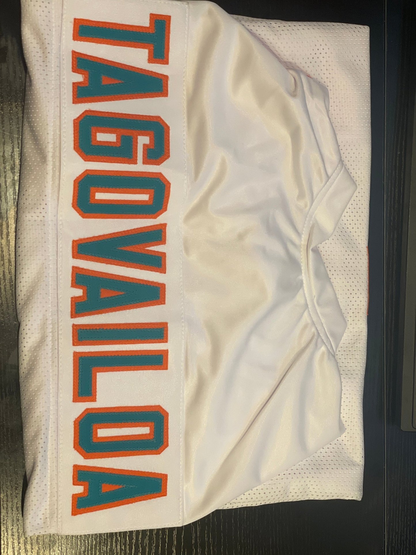 Tua Tagovailoa Miami Dolphins Signed/Autographed Custom Football Jersey