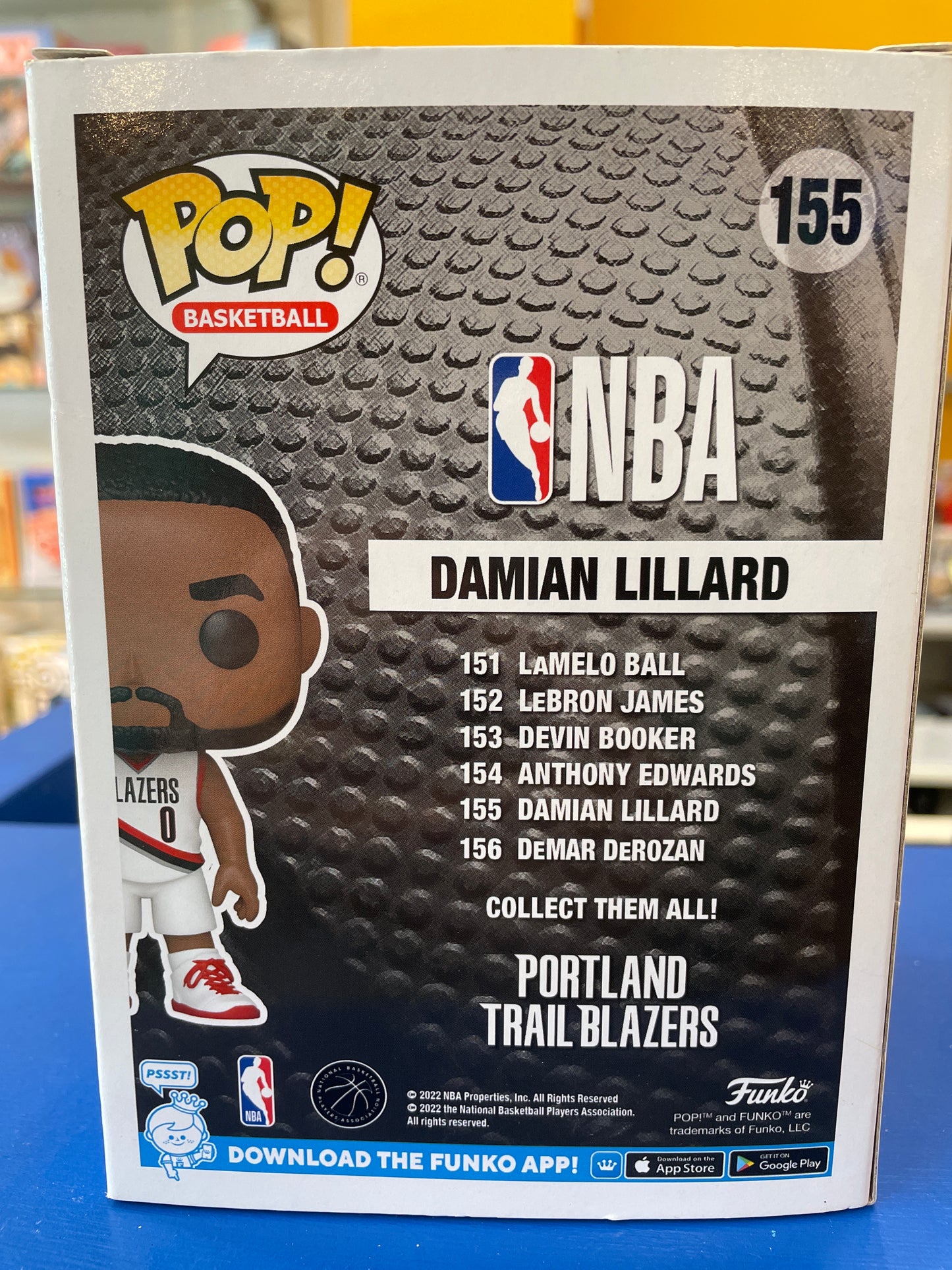 Funko NBA Trailblazers: Damian Lillard #155 (Damaged) NBA Exclusive
