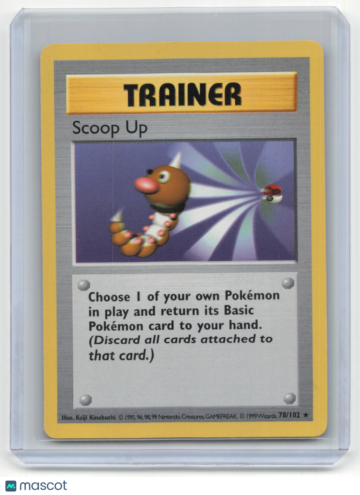 1999 Pokemon Scoop Up Base Set #78/102 Lightly Played Shadowless