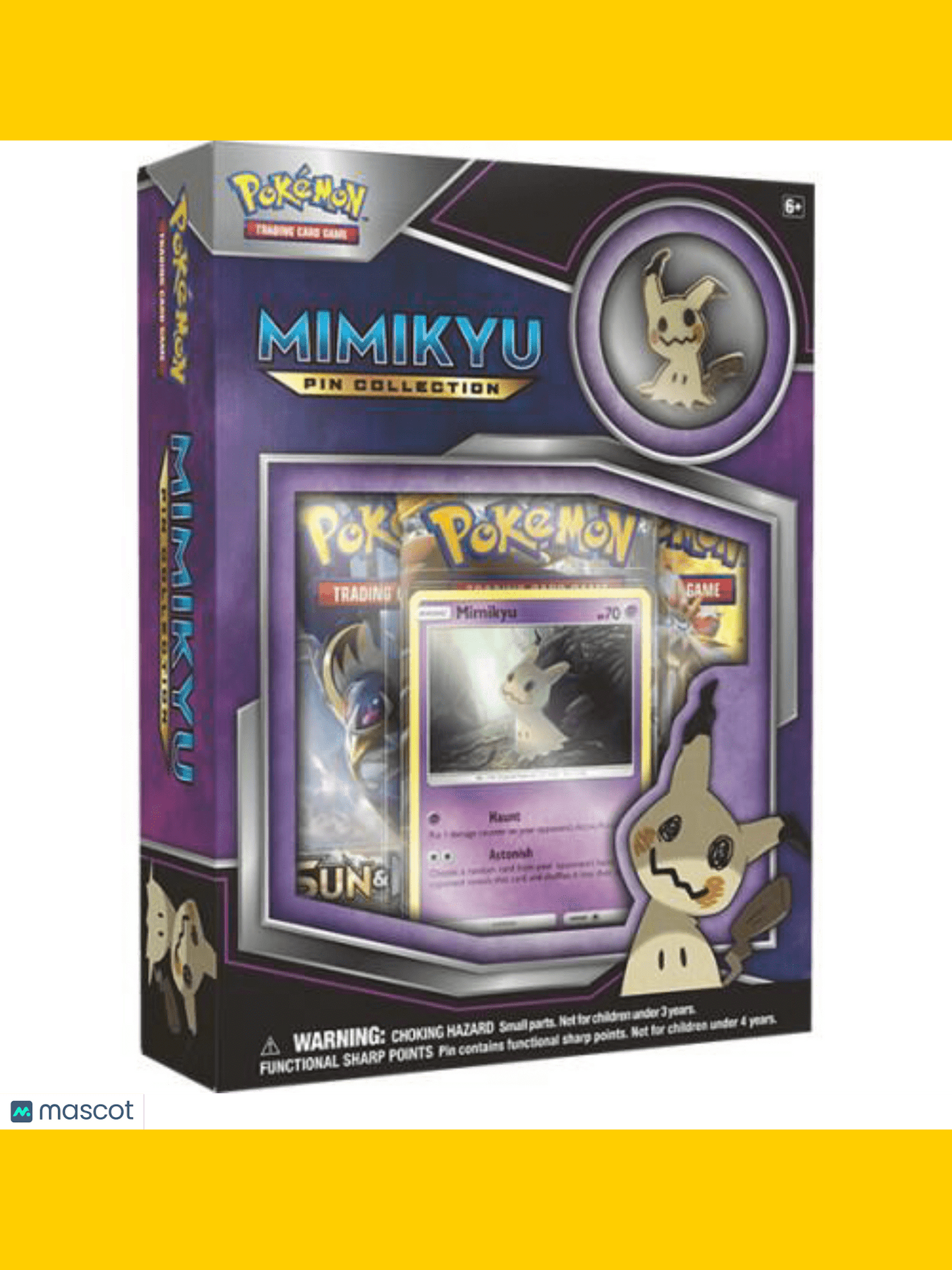 Pokemon Mimikyu Pin Collection Box