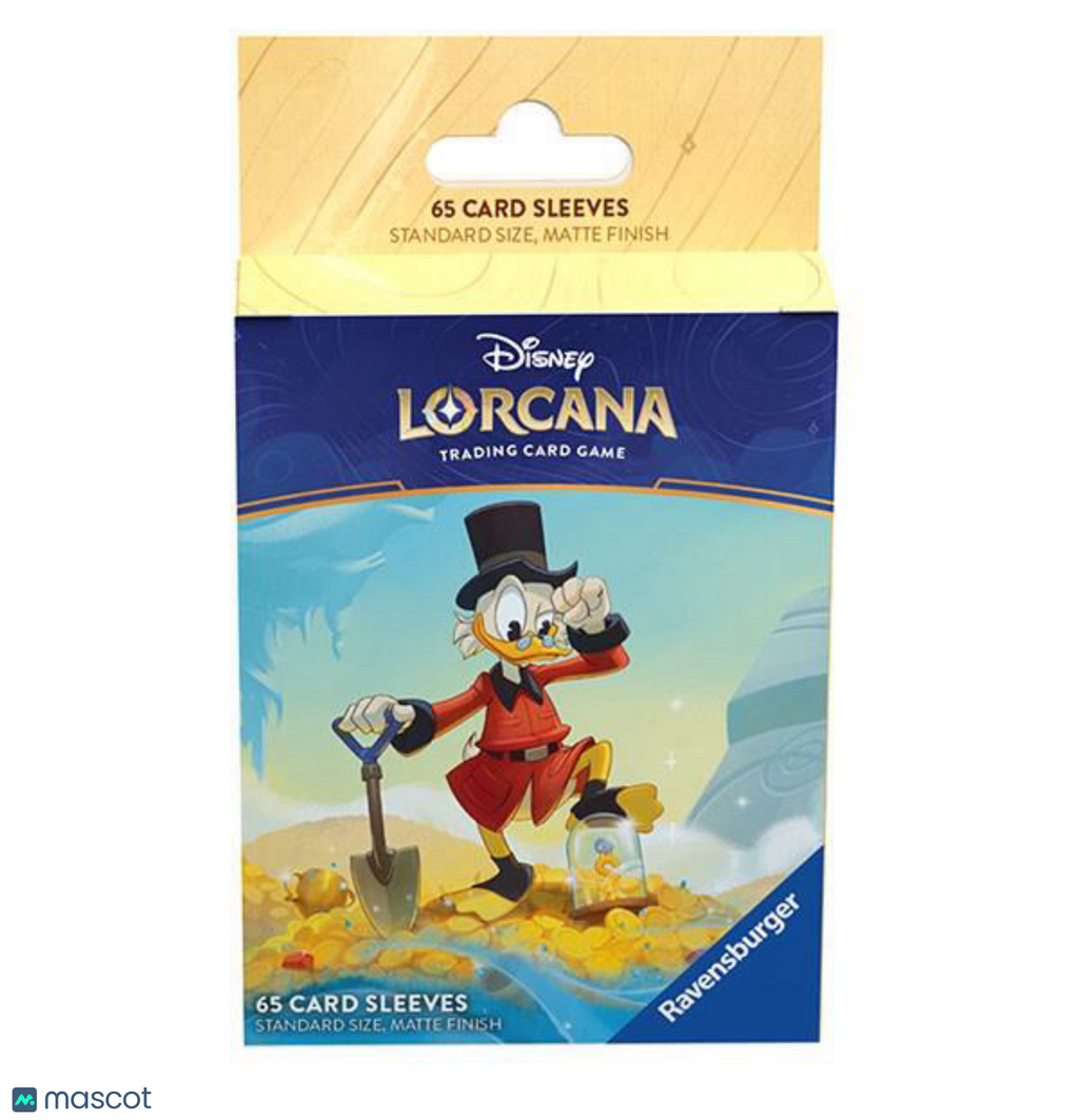 Lorcana Standard (Scrooge McDuck, Richest Duck in the World) Card Sleeves 65 Ct - Papa Joey's Collectibles