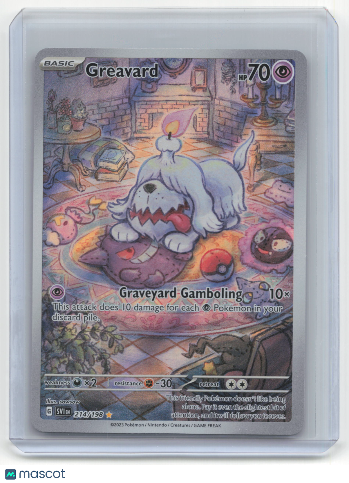 2023 Pokemon Greavard Scarlet & Violet #214/198 English