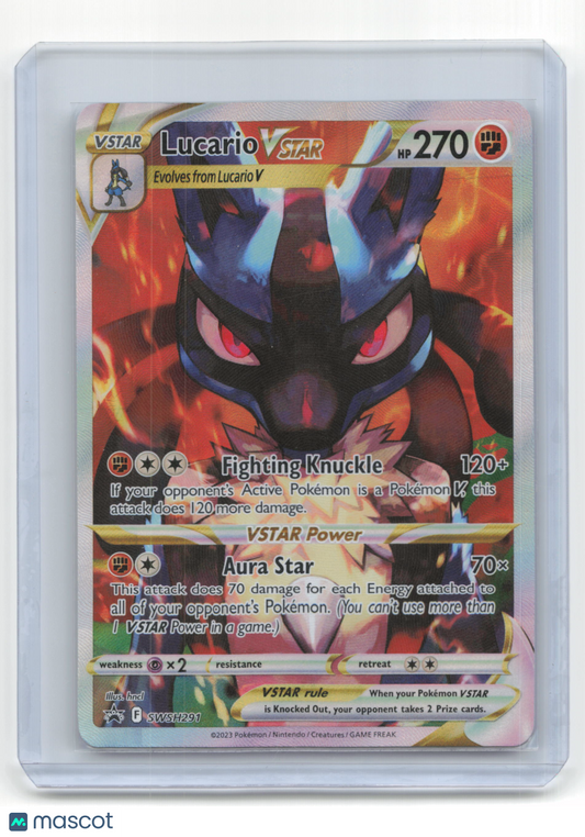 2023 Pokemon TCG Lucario VSTAR Crown Zenith #SWSH 291 Promo