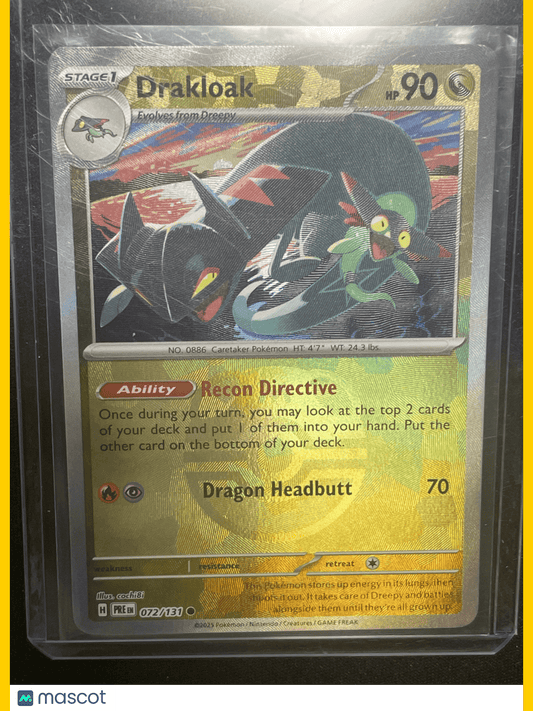 2021 Pokemon TCG Drakloak #072/203 072/131