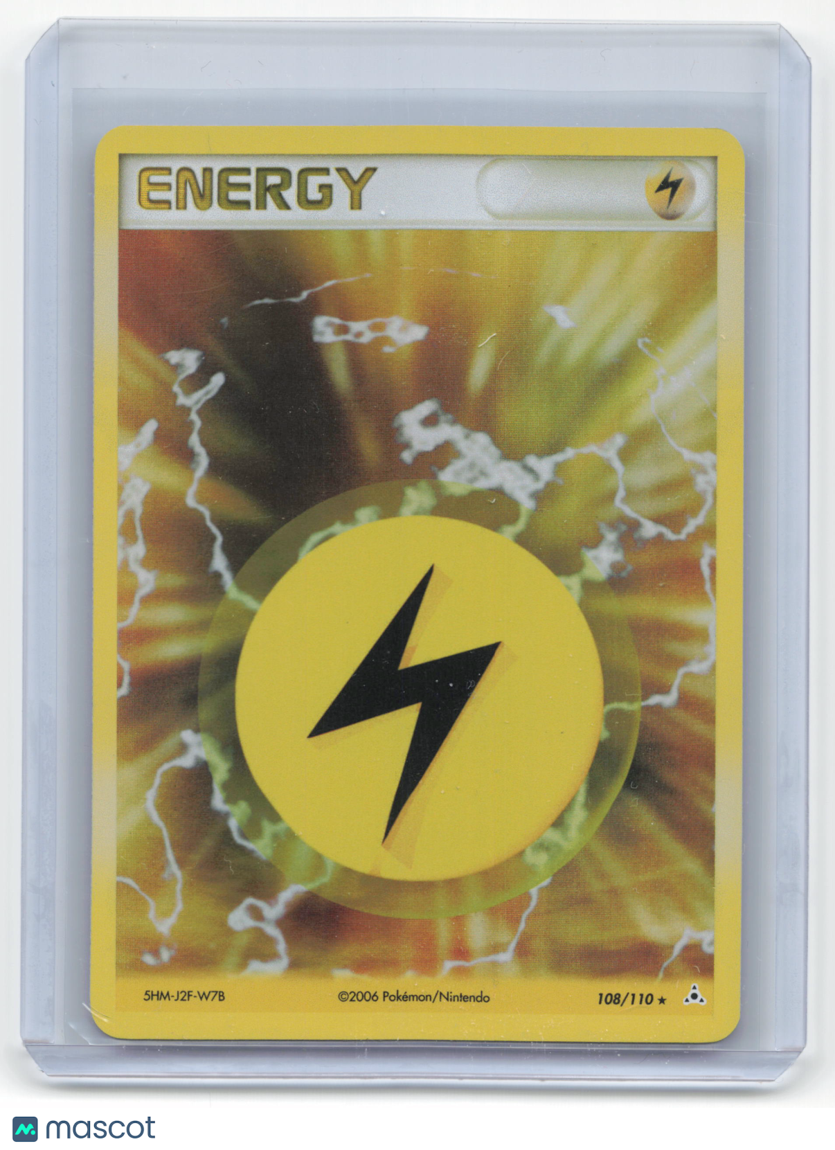 2006 Pokemon Lightning Energy EX Holon Phantoms #108/110 Lightly Played