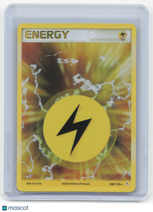 2006 Pokemon Lightning Energy EX Holon Phantoms #108/110 Lightly Played