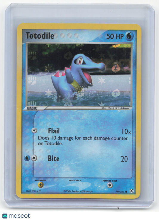 2004 Pokemon Totodile EX Team Rocket Returns #79/101 Lightly Played