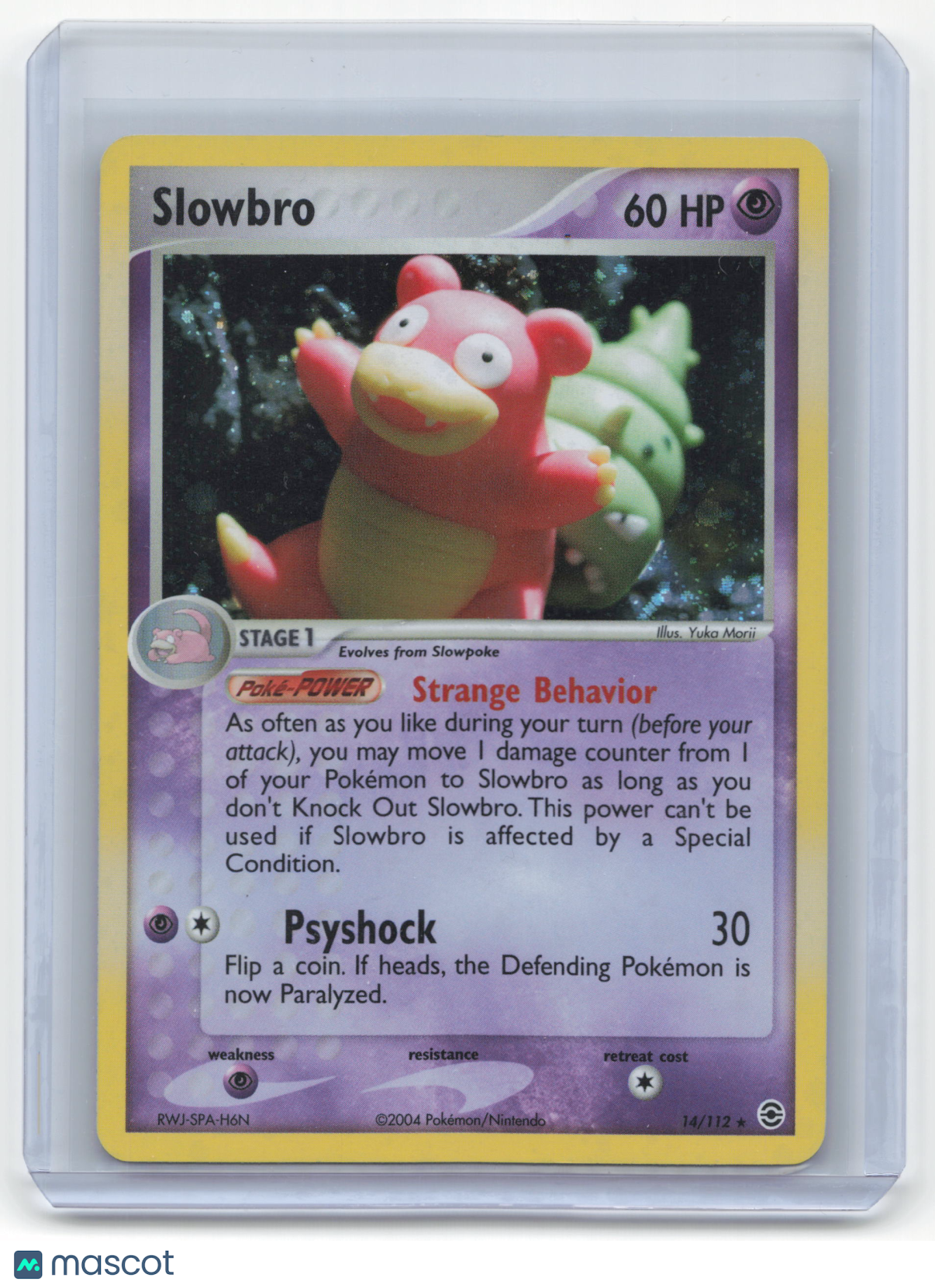 2004 Pokemon Slowbro EX FireRed & LeafGreen #14/112 Lightly Played