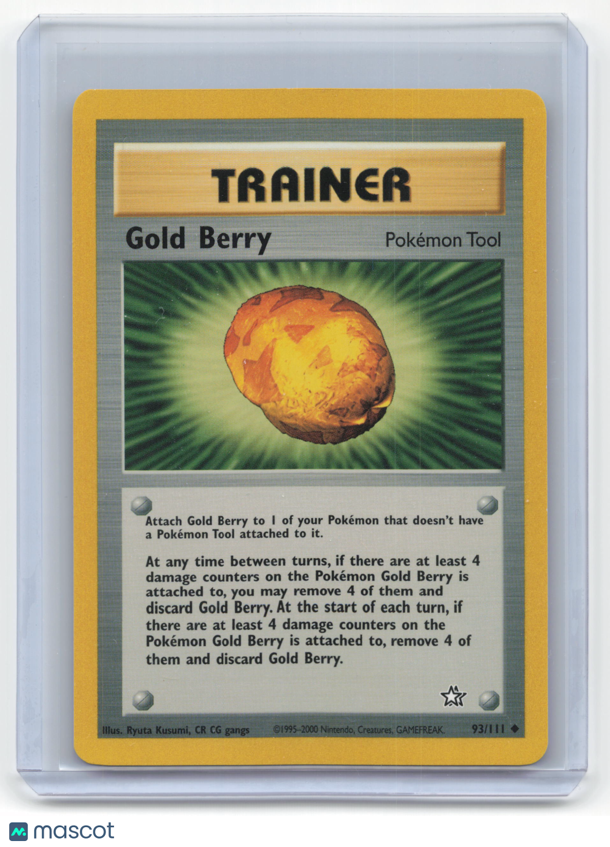 2000 Pokemon Gold Berry Neo Genesis #93/111 Near Mint