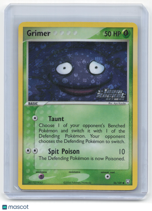 2004 Pokemon Grimer EX Team Rocket Returns #56/109 Lightly Played