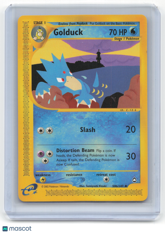 2002 Pokemon Golduck Expedition Base Set #50b/147 Near Mint
