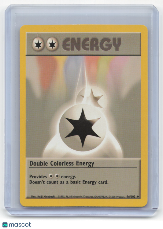 1999 Pokemon Double Colorless Energy Base Set #96/102 Near Mint - Papa Joey's Collectibles
