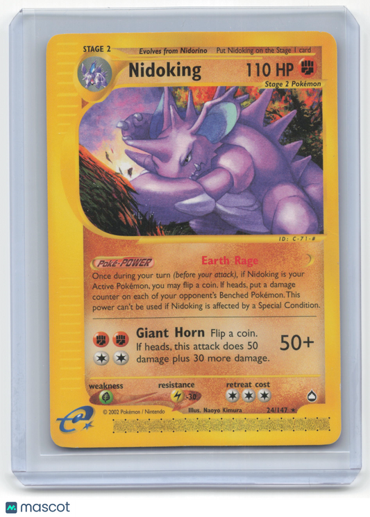 2002 Pokemon Nidoking Expedition Base Set #24/147 Lightly Played